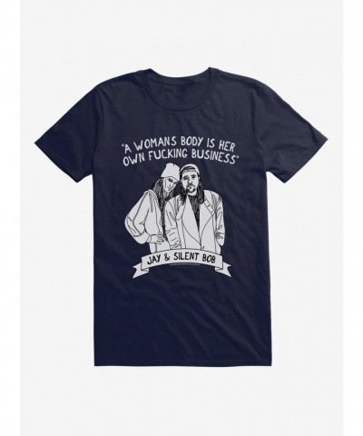 Jay and Silent Bob Reboot T-Shirt: A Woman's Right Statement - Men's Cotton Tee