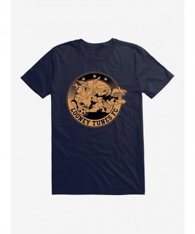 Looney Tunes Team Football Club Unisex Bronze T-Shirt
