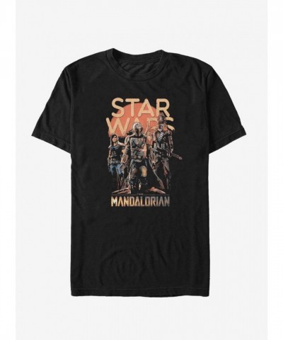 The Mandalorian More Credits T-Shirt for Men - Black, Lightweight & Comfortable