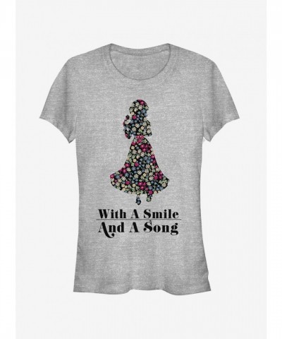 Disney Smiling Girls T-Shirt - Black