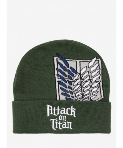 Attack On Titan Unisex Scouts Symbol Cozy Knit Beanie