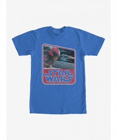 Star Wars Classic Poe Dameron Unisex T-Shirt - Royal Blue