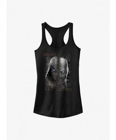 Marvel Moon Knight Graphic Tank Top for Girls - Black