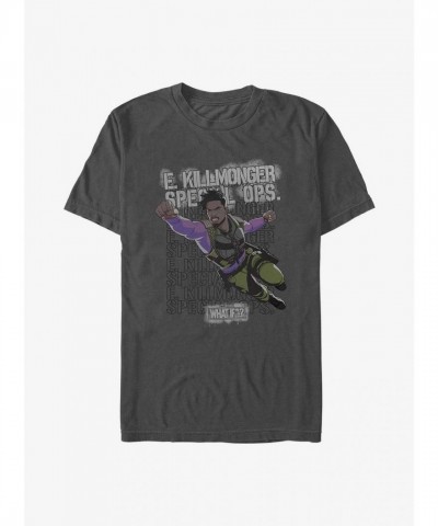 Erik Killmonger Army Brat Lightweight T-Shirt - Grey for Men