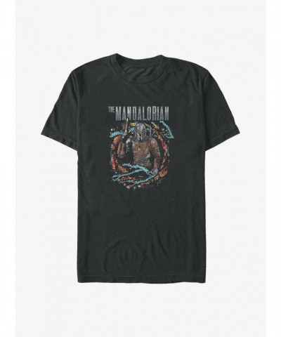 Mandalorian Brutal Surroundings Unisex Big & Tall T-Shirt - Black