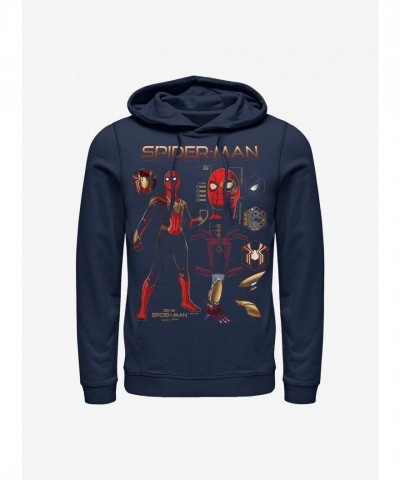 Marvel's Spidey Blue Stuff Comfort Hoodie for Men