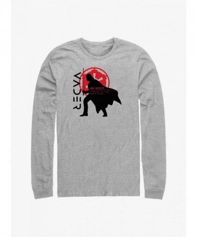Obi-Wan Kenobi vs Vader Silhouette Men's Grey T-Shirt