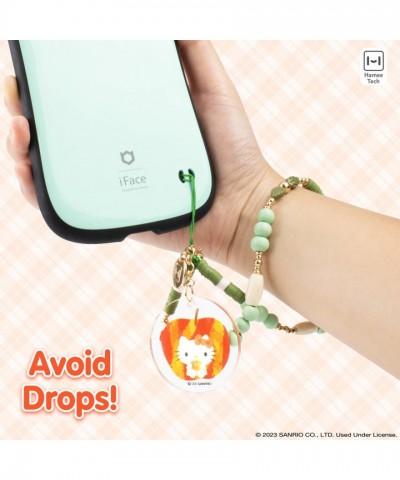Hello Kitty Apple Leaf Beaded Wristlet Phone Strap for Women