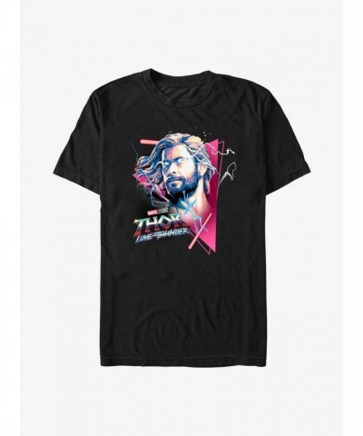 Marvel Thor Lightning Love T-Shirt - Men's Black