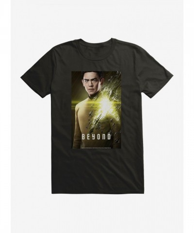 Star Trek Sulu Character T-Shirt - Black Men's Lightweight Cotton
