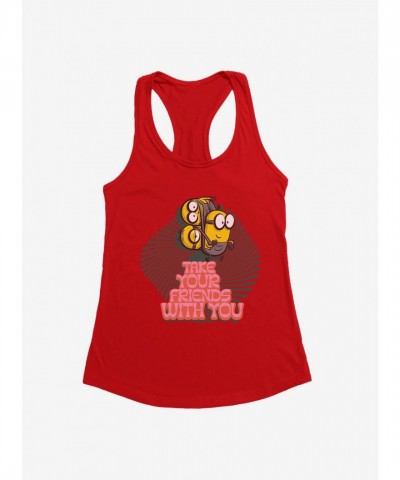 Minions Groovy Girls Tank Top - Red Junior Size