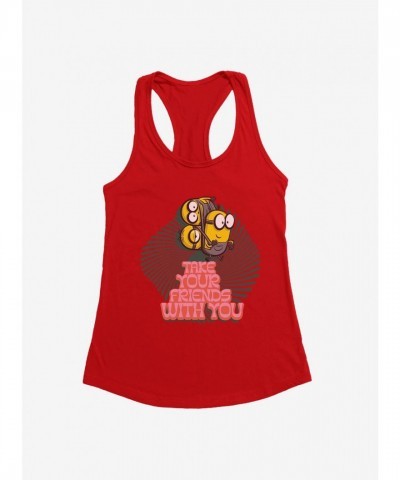 Minions Groovy Girls Tank Top - Red Junior Size