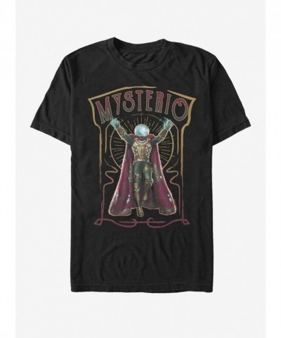 Marvel Mysterio Vintage T-Shirt - Men's Black Spider-Man FFH