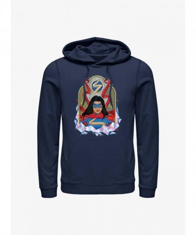 Marvel Ms. Marvel Hoodie - Unisex Comfort Blue