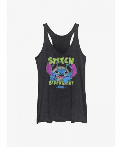 Disney Alien Mode Lilo & Stitch Girls Tank Top - Black