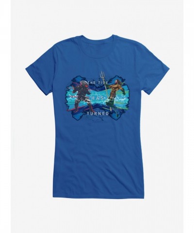 Aquaman Tide Has Turned Lightweight Tee for Girls
