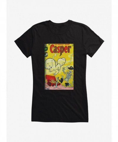 Casper Pirate Treasure T-Shirt for Girls - Lightweight Cotton