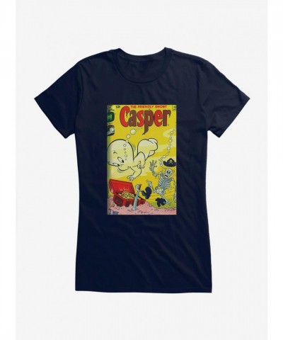 Casper Pirate Treasure T-Shirt for Girls - Lightweight Cotton