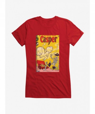 Casper Pirate Treasure T-Shirt for Girls - Lightweight Cotton