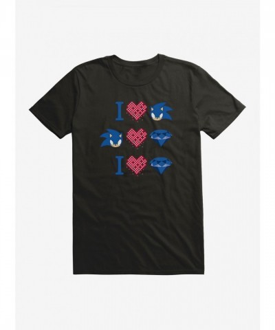Sonic The Hedgehog Gaming Icons Valentine T-Shirt for Men