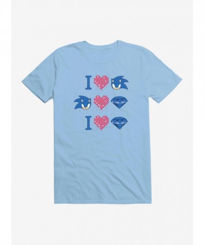 Sonic The Hedgehog Gaming Icons Valentine T-Shirt for Men