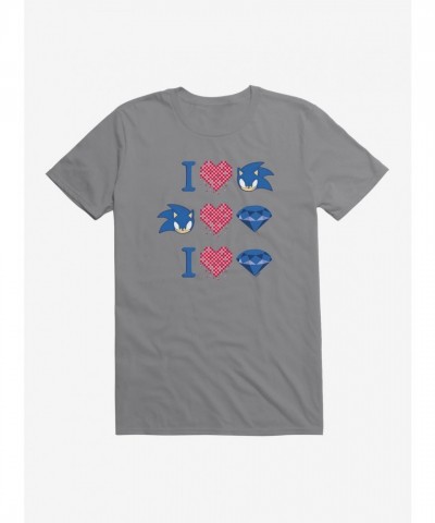 Sonic The Hedgehog Gaming Icons Valentine T-Shirt for Men