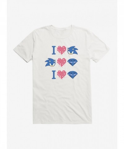 Sonic The Hedgehog Gaming Icons Valentine T-Shirt for Men