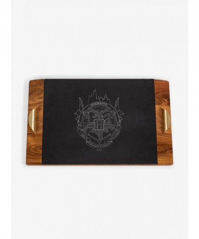 Covina Acacia Wood And Slate Serving Tray For Elegant Parties