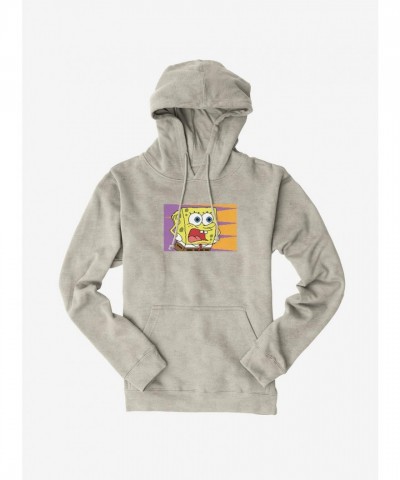 SpongeBob SquarePants Screaming Hoodie for Men - Unisex Heavyweight Fleece
