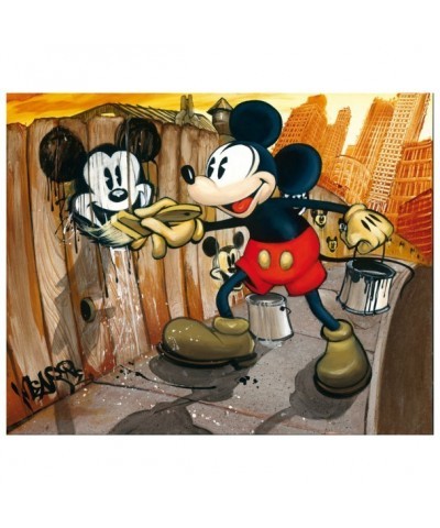 Mickey Mouse Mickey da Vinci Giclée Art on Canvas by BLOC28