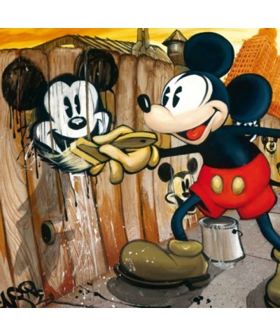 Mickey Mouse Mickey da Vinci Giclée Art on Canvas by BLOC28
