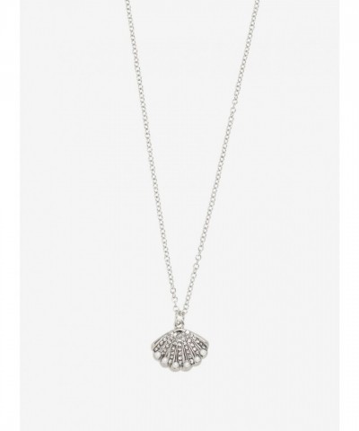 Disney The Little Mermaid Bejeweled Shell Pendant Necklace for Girls
