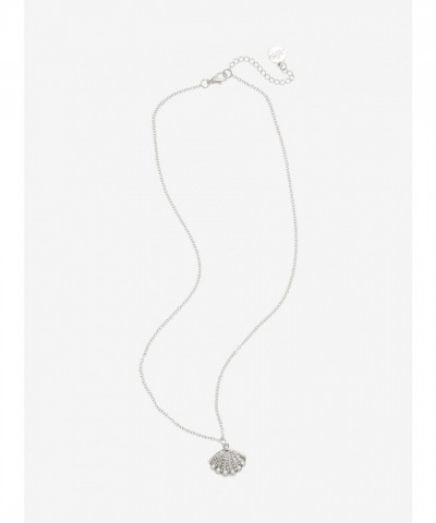Disney The Little Mermaid Bejeweled Shell Pendant Necklace for Girls