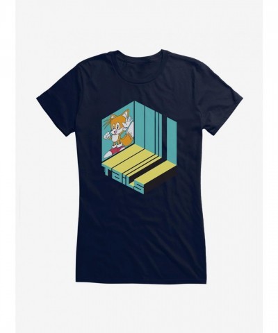 Sonic The Hedgehog Tails Girls T-Shirt - Lightweight Cotton Junior Size