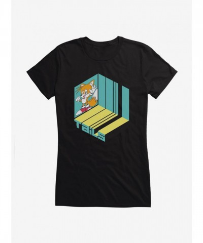 Sonic The Hedgehog Tails Girls T-Shirt - Lightweight Cotton Junior Size