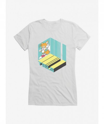 Sonic The Hedgehog Tails Girls T-Shirt - Lightweight Cotton Junior Size