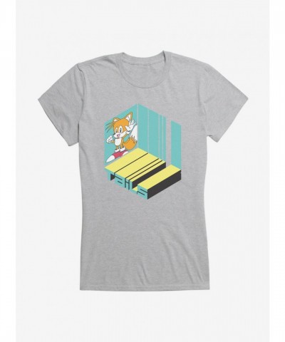 Sonic The Hedgehog Tails Girls T-Shirt - Lightweight Cotton Junior Size