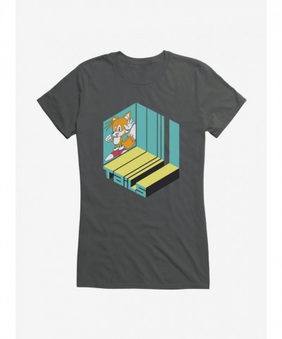 Sonic The Hedgehog Tails Girls T-Shirt - Lightweight Cotton Junior Size
