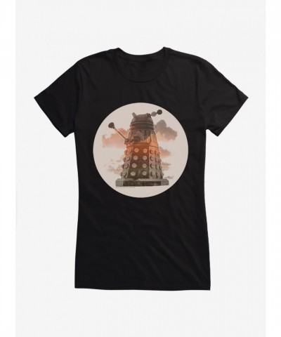 Doctor Who Dalek Cloudy Girls T-Shirt