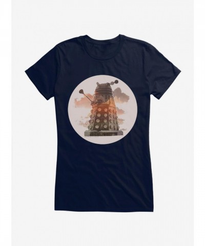 Doctor Who Dalek Cloudy Girls T-Shirt