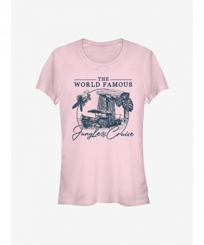 Disney Jungle Cruise Iconic Girls T-Shirt in Pink