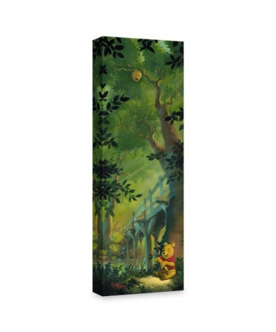 Winnie the Pooh Hungry for Hunny Limited Edition Canvas Print by Rob Kaz