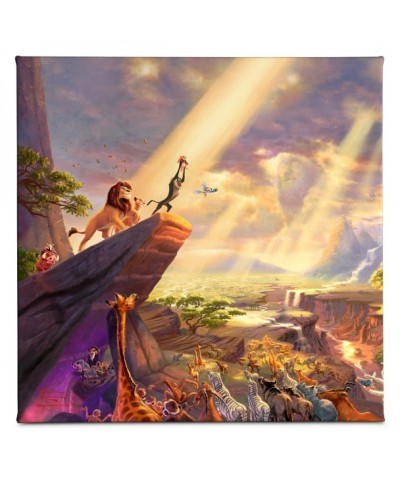 Thomas Kinkade The Lion King Gallery Wrapped Canvas