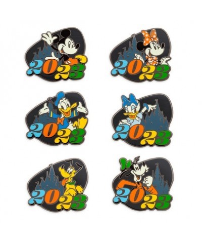 Mickey Mouse and Friends 2023 Pin Collection Set for Pin Trading Enthusiasts