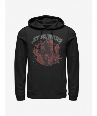Star Wars The Rise of Skywalker Retro Villains Men's Hoodie - Black