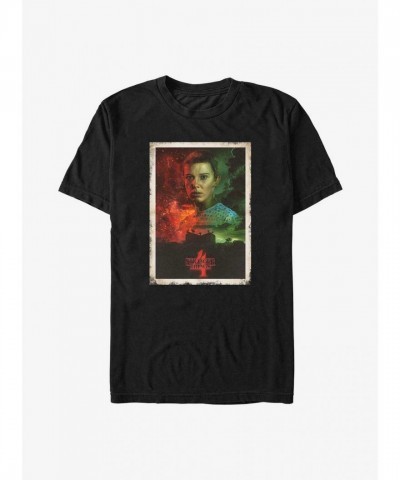 Stranger Things T-Shirt for Men - Black Eleven Poster Design