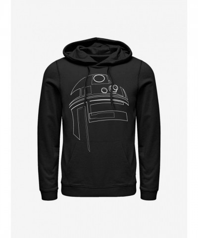 Star Wars Unisex R2-D2 Graphic Hoodie - Black