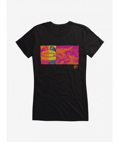 Jurassic Park Velociraptor Adventure Girls Junior T-Shirt