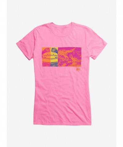 Jurassic Park Velociraptor Adventure Girls Junior T-Shirt