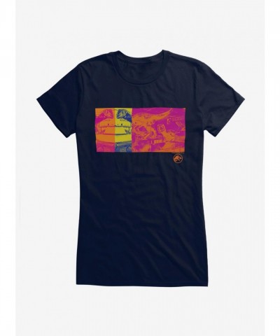Jurassic Park Velociraptor Adventure Girls Junior T-Shirt